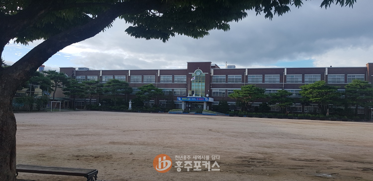 홍주초등학교 전경